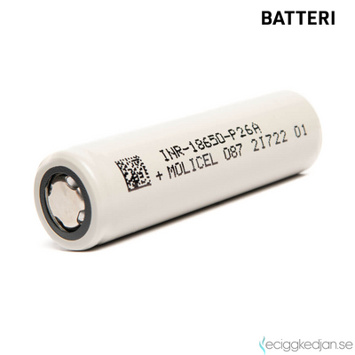 MoliCel | P28A - 18650 Batteri | 2600Mah 35Amp