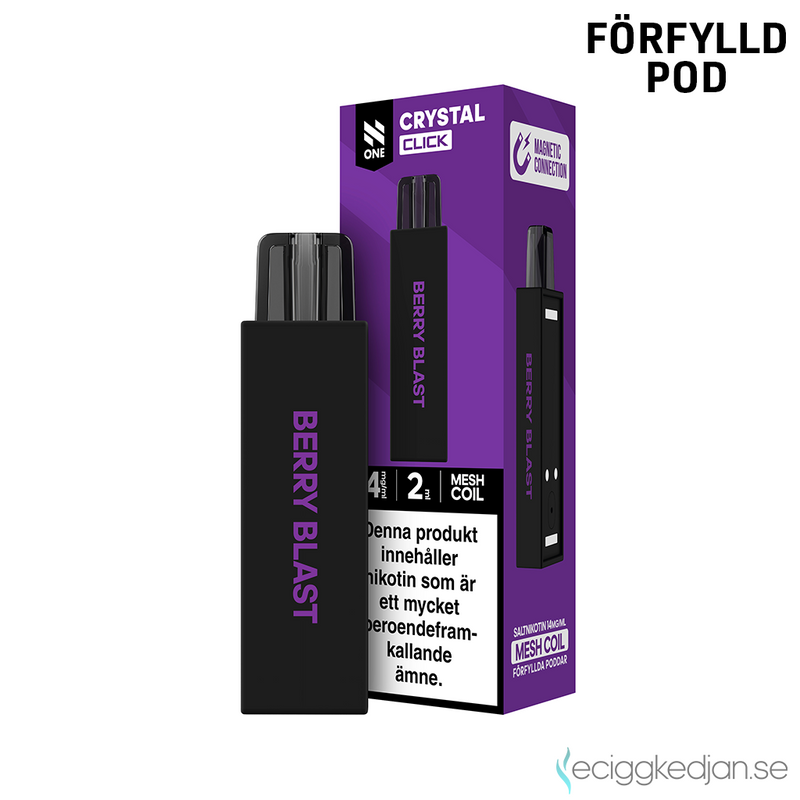 Pod Click | N One Crystal | Berry Blast | Förfylld 14mg Pod