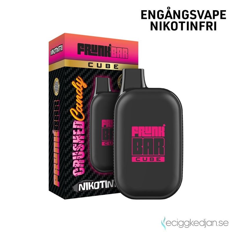 Frunk Bar Cube ZERO | Crushed Candy | Nikotinfri Engångsvape