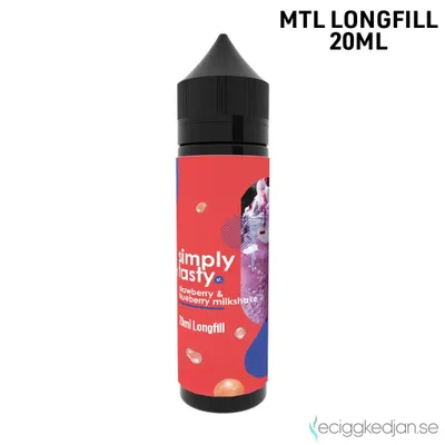 Simply Tasty | Strawberry Blueberry Milkshake | 20ml Longfill