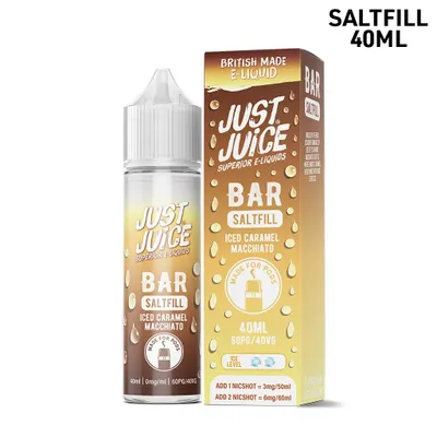 Just Juice Bar | Iced Caramel Macchiato | 40ml Saltfill