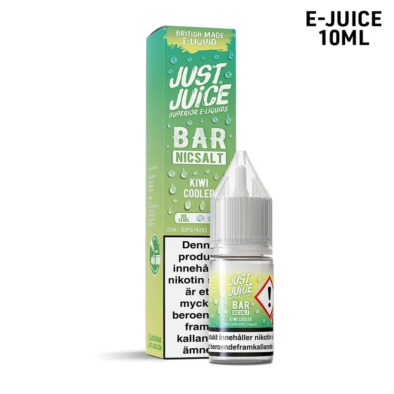 Just Juice Bar | Kiwi Cooler | 10ml Saltnikotin