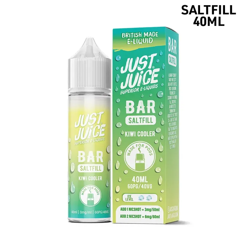 Just Juice Bar | Kiwi Cooler | 40ml Saltfill