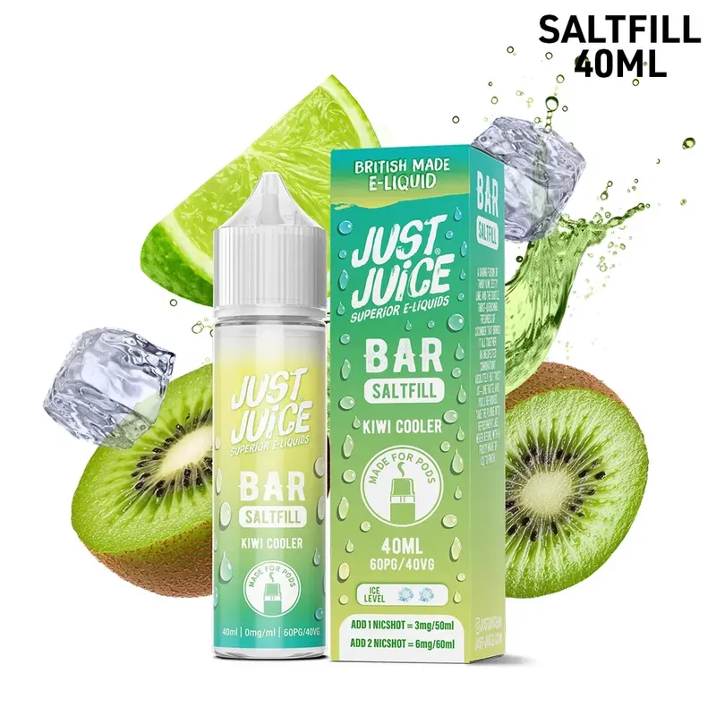 Just Juice Bar | Kiwi Cooler | 40ml Saltfill