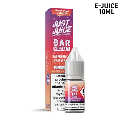 Just Juice Bar | Raspberry & Grapefruit | 10ml Saltnikotin