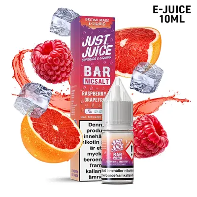 Just Juice Bar | Raspberry & Grapefruit | 10ml Saltnikotin