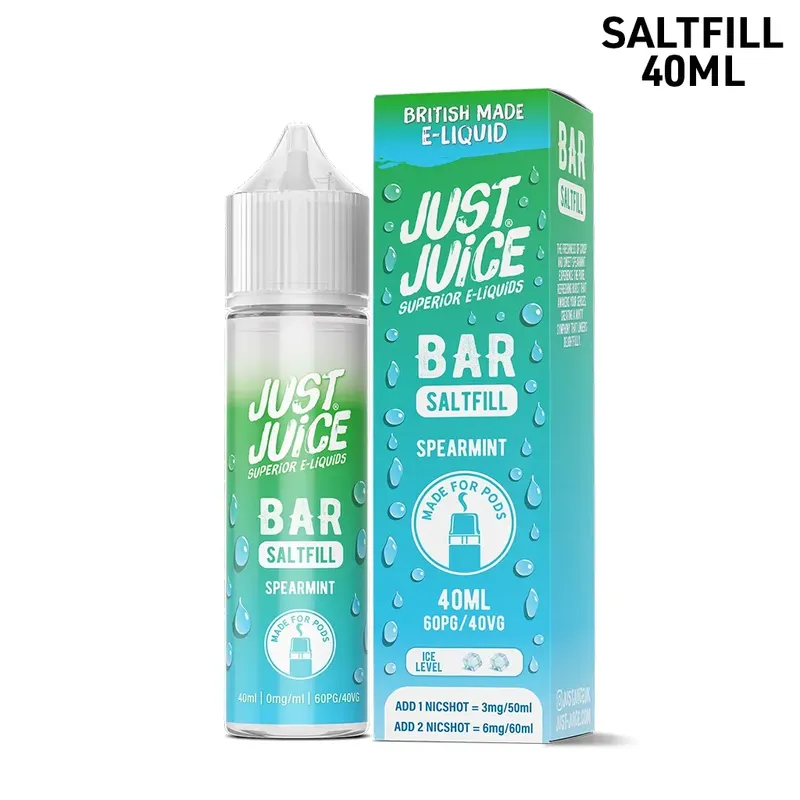 Just Juice Bar | Spearmint | 40ml Saltfill
