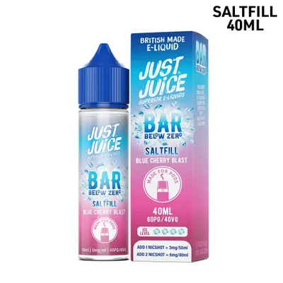 Just Juice Bar Below Zero | Blue Cherry Blast | 40ml Saltfill