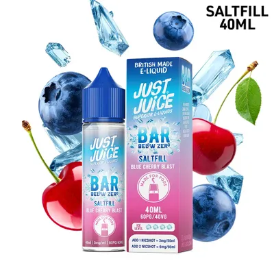 Just Juice Bar Below Zero | Blue Cherry Blast | 40ml Saltfill