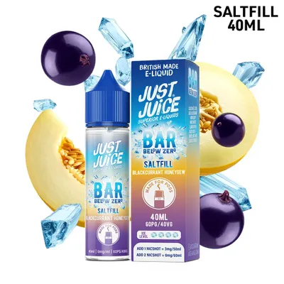 Just Juice Bar Below Zero | Blackcurrant Honeydew | 40ml Saltfill