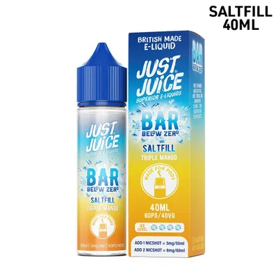 Just Juice Bar Below Zero | Triple Mango | 40ml Saltfill