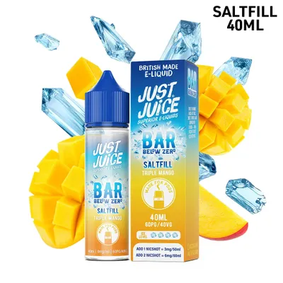 Just Juice Bar Below Zero | Triple Mango | 40ml Saltfill