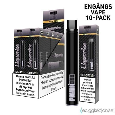Frunk Bar | Liquorice | Engångsvape | 10pack