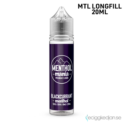 Menthol Mania | Blackcurrant Menthol | 20ml Longfill