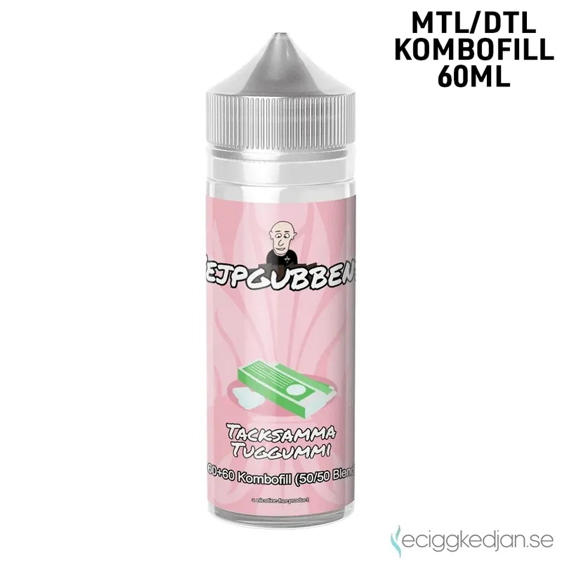 Vejpgubbens | Tacksamma Tuggummi | 60ml Kombofill