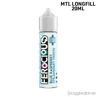 Ferocious | Blue Raspberry Strawberry Freeze | 20ml Longfill