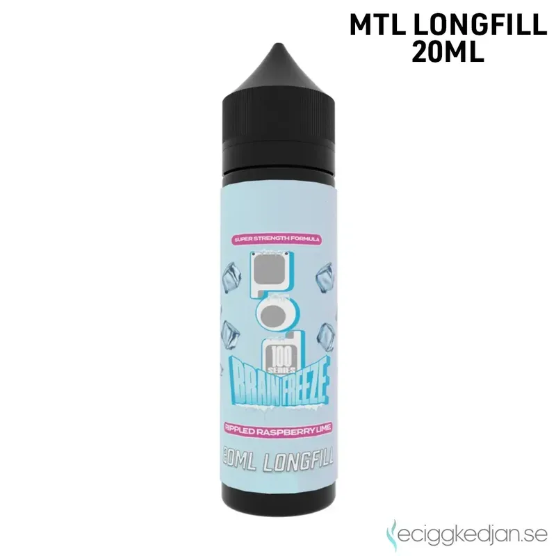 Pod 100 Brain Freeze | Rippled Raspberry Lime | 20ml Longfill
