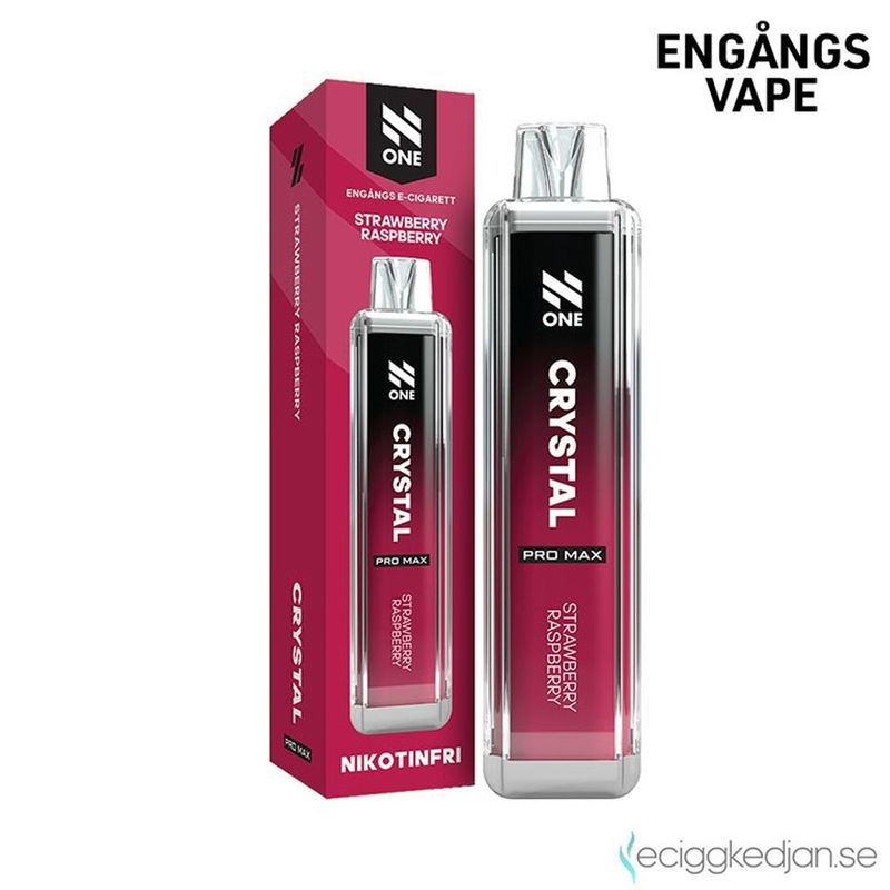 N One Crystal ZERO | Strawberry Raspberry | Engångsvape