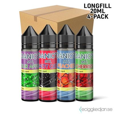 Danios | Komplett Pack | 4st*Longfill 20ml