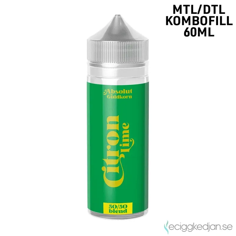 Absolut Guldkorn | Citron Lime | 60ml Kombofill