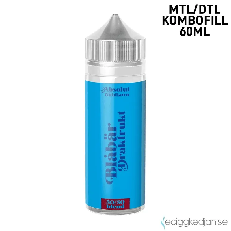 Absolut Guldkorn | Blåbär Drakfrukt | 60ml Kombofill