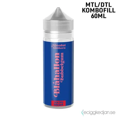Absolut Guldkorn | Blå Hallon Bubblegum | 60ml Kombofill