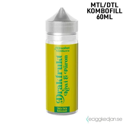 Absolut Guldkorn | Drakfrukt Kiwi Päron | 60ml Kombofill