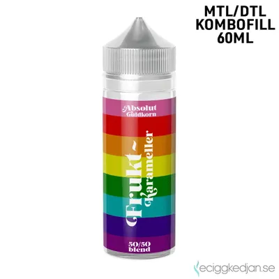 Absolut Guldkorn | Fruktkarameller | 60ml Kombofill