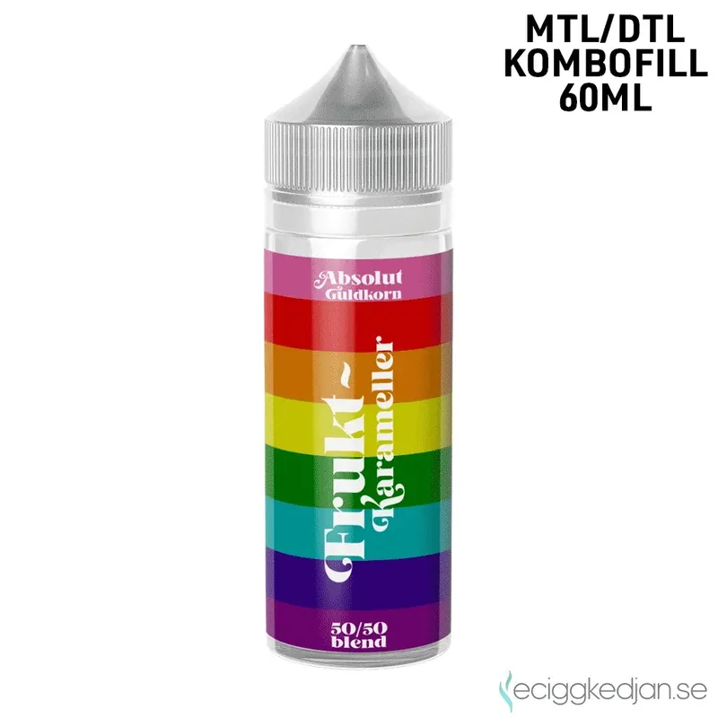 Absolut Guldkorn | Fruktkarameller | 60ml Kombofill