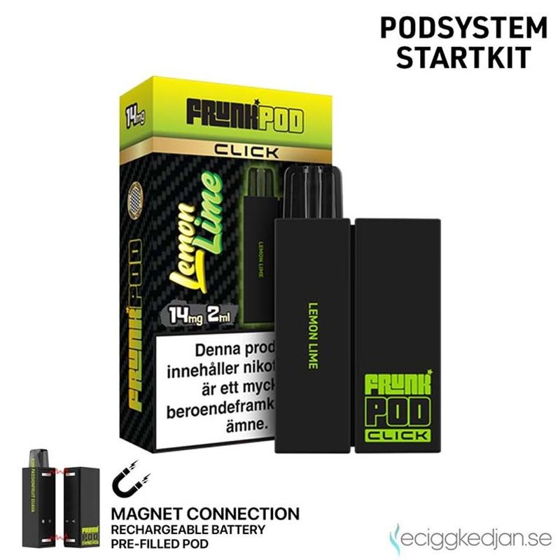 Pod Click Kit | Frunk | Lemon Lime | Batteri inkl Förfylld Pod