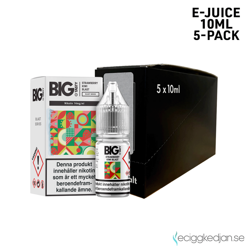 Big Tasty Blast | Strawberry Kiwi Blast | 10ml E-Juice | 5pack