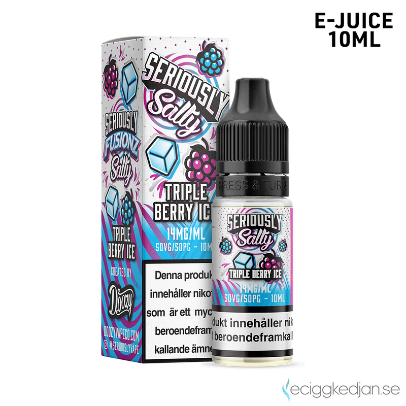 Seriously Salty | Triple Berry Ice | 10ml E-Juice