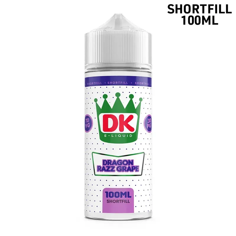 DK | Dragon Razz Grape | 100ml Shortfill