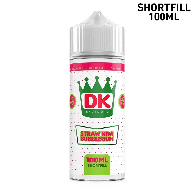 DK | Strawberry Kiwi Bubblegum | 100ml Shortfill