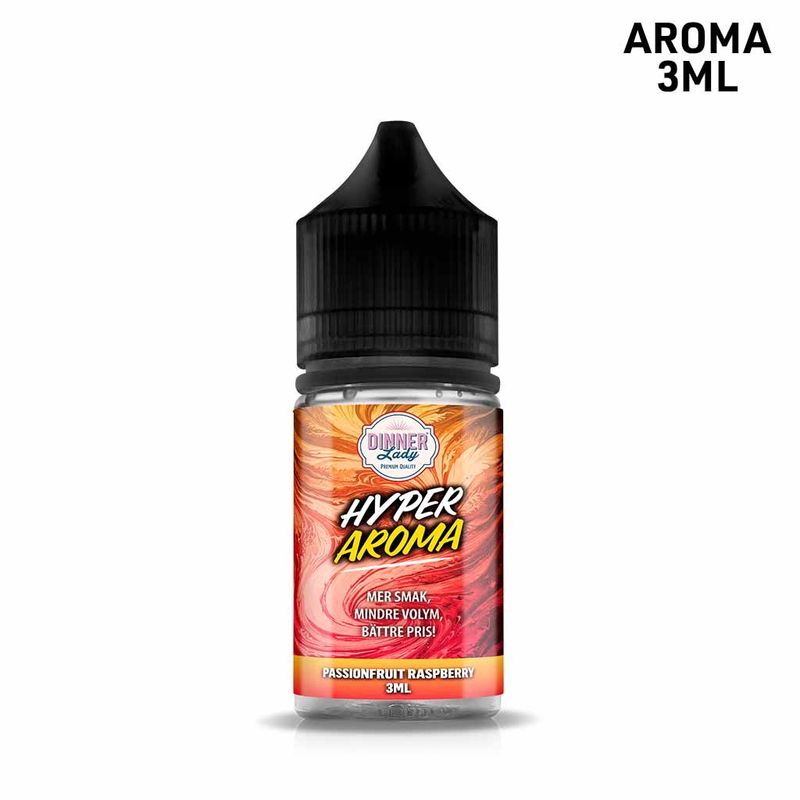 Dinner Lady Hyper Boost | Passionfruit Raspberry | 3ml in 30ml