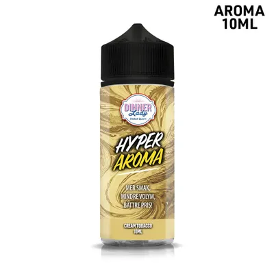 Dinner Lady Hyper Boost | Cream Tobacco | 10ml in 120ml
