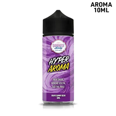 Dinner Lady Hyper Boost | Grape Gummy Bear | 10ml in 120ml