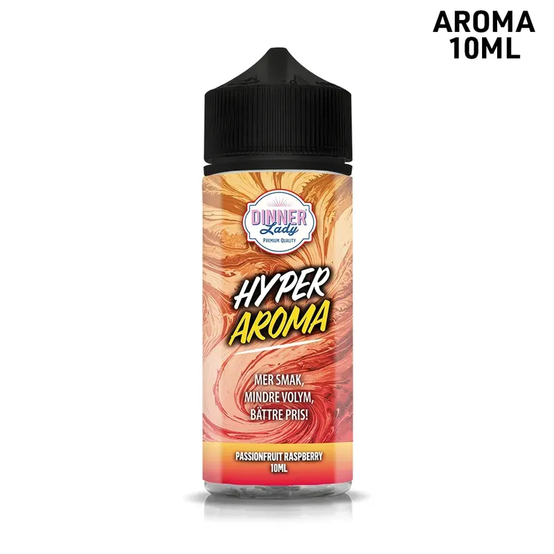 Dinner Lady Hyper Boost | Passionfruit Raspberry | 10ml in 120ml