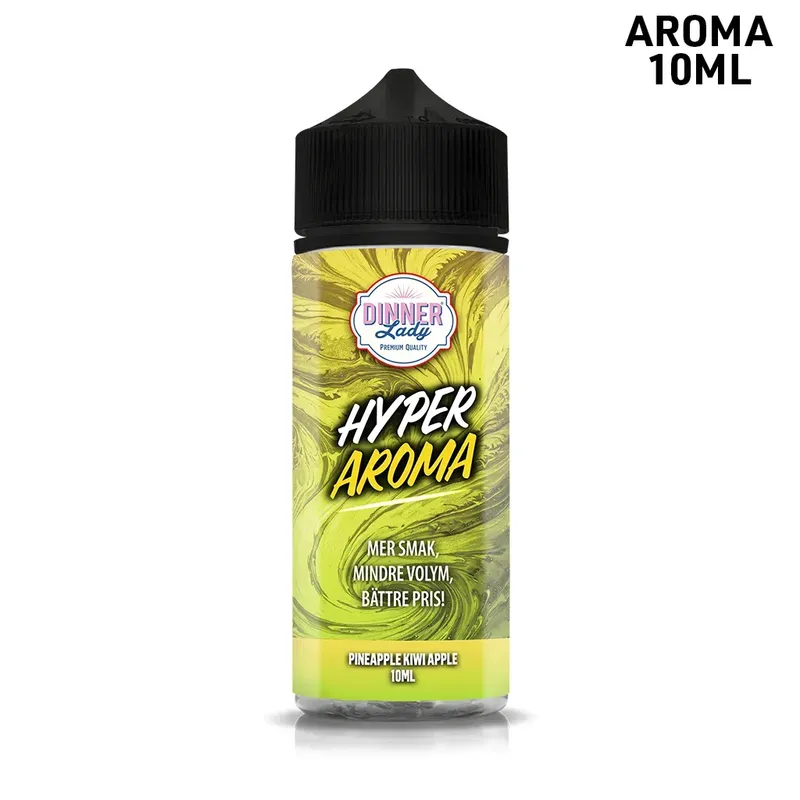 Dinner Lady Hyper Boost | Pineapple Kiwi Apple | 10ml in 120ml