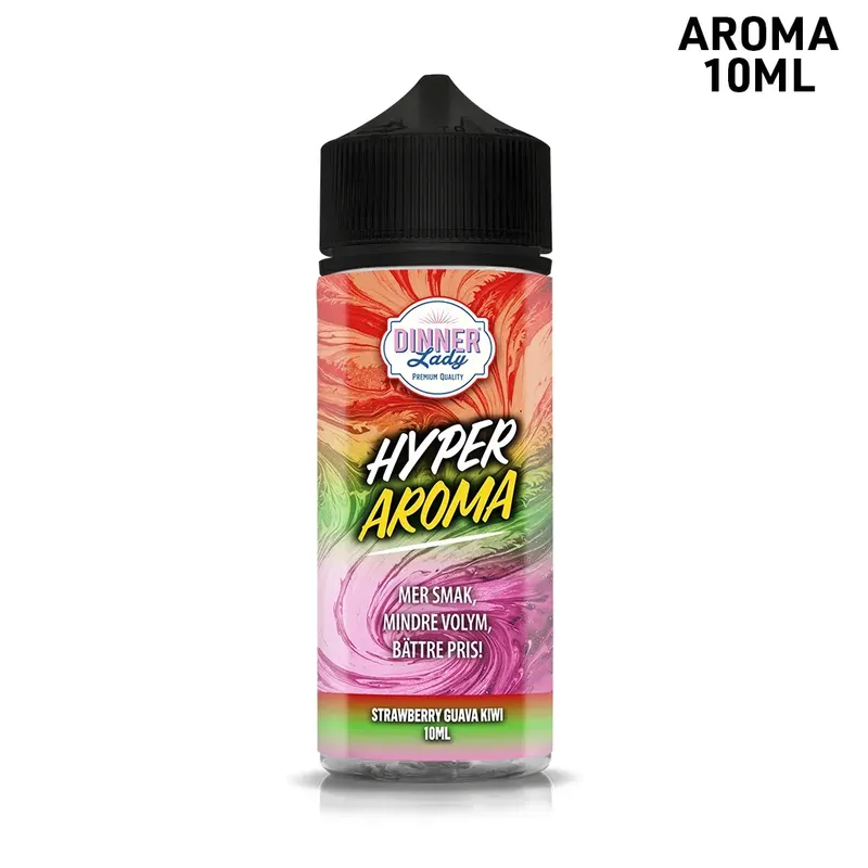 Dinner Lady Hyper Boost | Strawberry Guava Kiwi | 10ml in 120ml