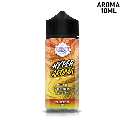 Dinner Lady Hyper Boost | Strawberry Lime | 10ml in 120ml