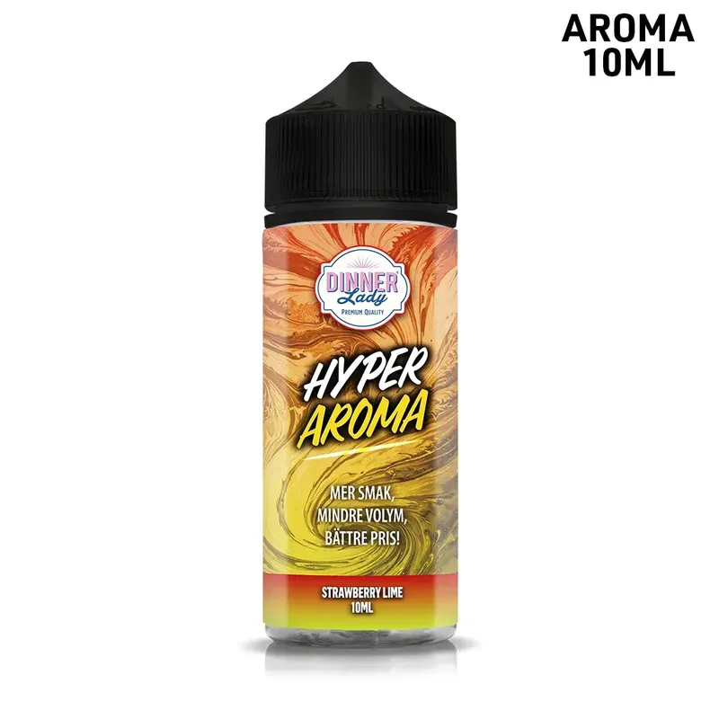 Dinner Lady Hyper Boost | Strawberry Lime | 10ml in 120ml