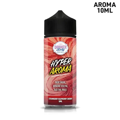 Dinner Lady Hyper Boost | Strawberry Raspberry Cherry | 10ml in 120ml