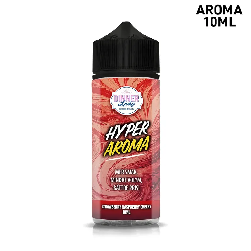 Dinner Lady Hyper Boost | Strawberry Raspberry Cherry | 10ml in 120ml