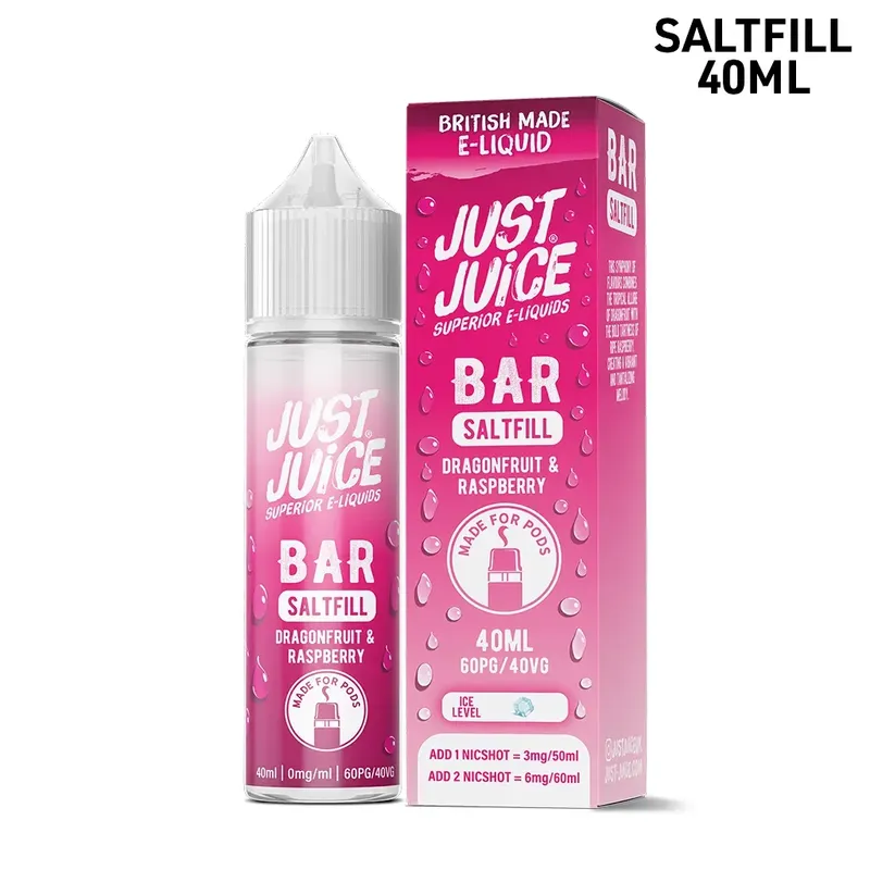 Just Juice Bar | Dragonfruit Raspberry | 40ml Saltfill