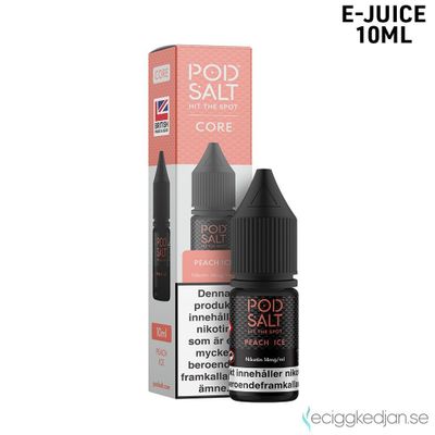 Pod Salt Core | Peach Ice | 10ml E-Juice