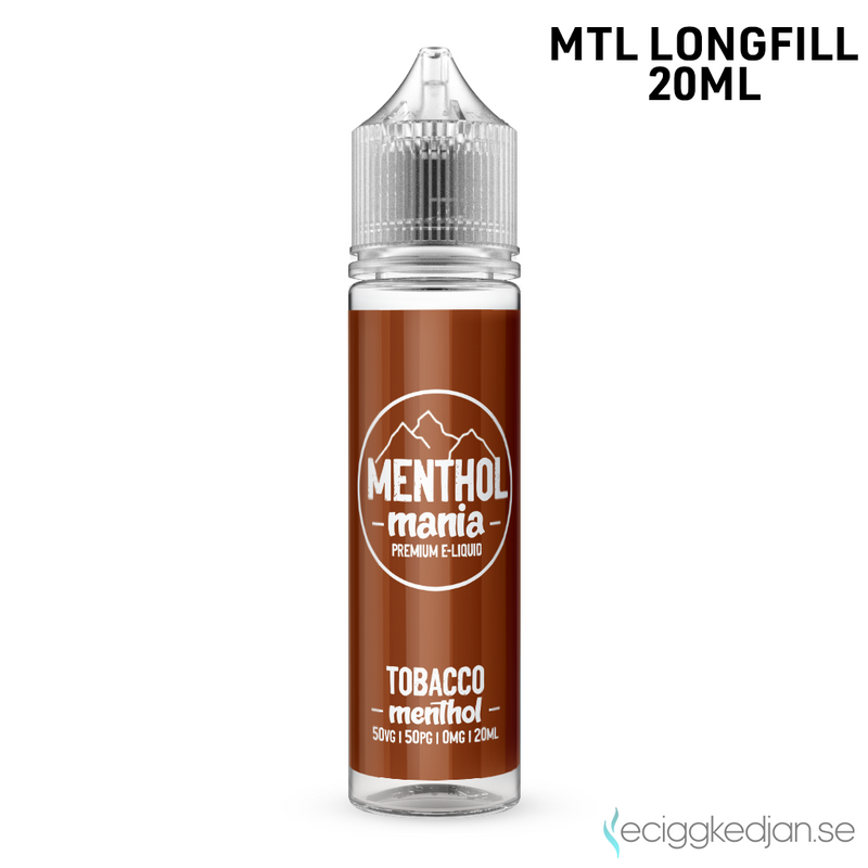 Menthol Mania | Tobacco Menthol | 20ml Longfill