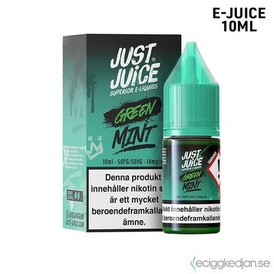 Just Juice Mint | Green Mint | 10ml E-Juice | 14mg Saltnikotin
