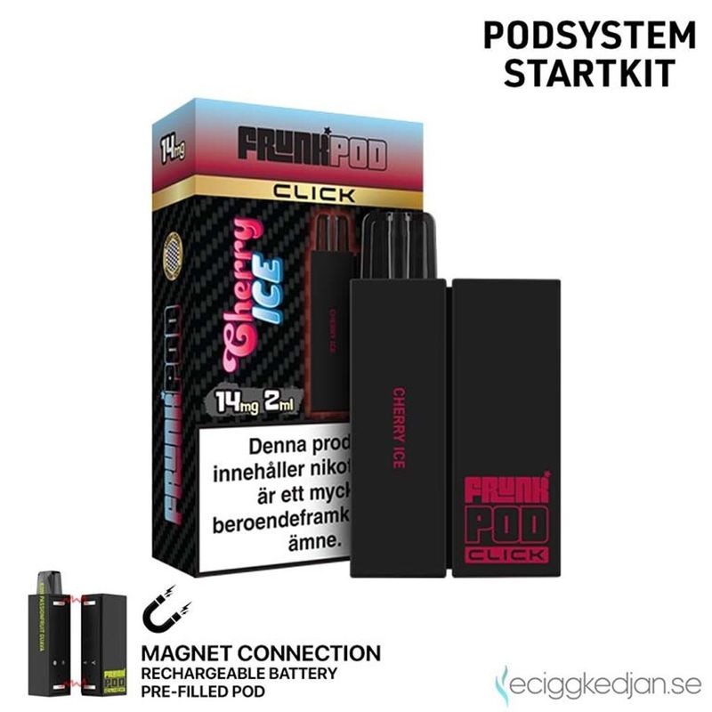 Pod Click Kit | Frunk | Cherry Ice | Batteri inkl Förfylld Pod