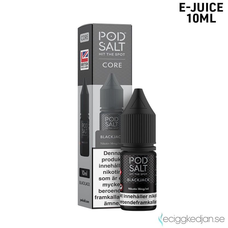 Pod Salt Core | Blackjack | 10ml E-Juice